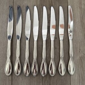 Oneida Axis Set of 8 Dinner Knives 9 3/8"‎ USA Made